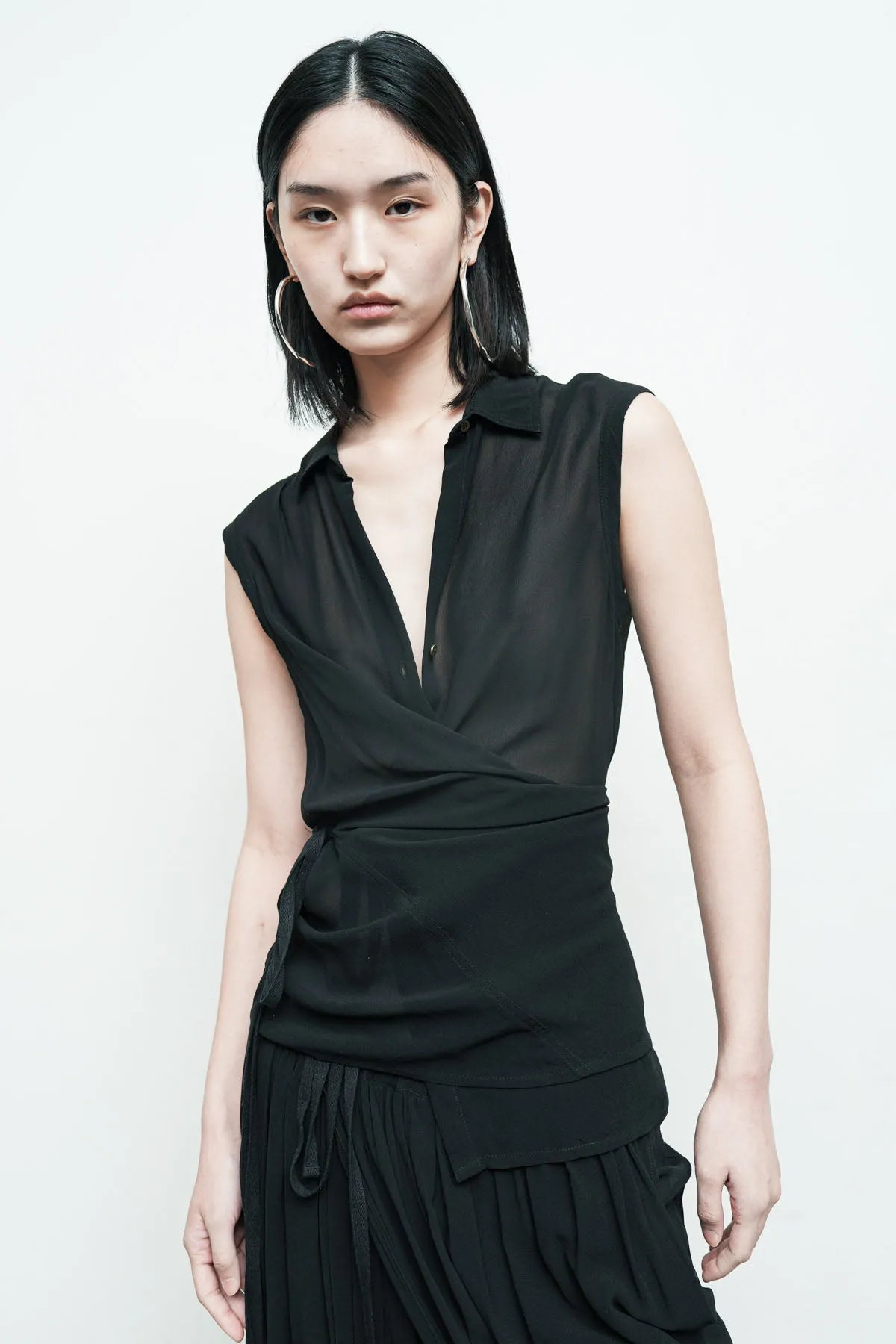 Sleeveless Roux Shirt