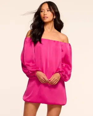 Suzy Off-The-Shoulder Bubble Mini Dress