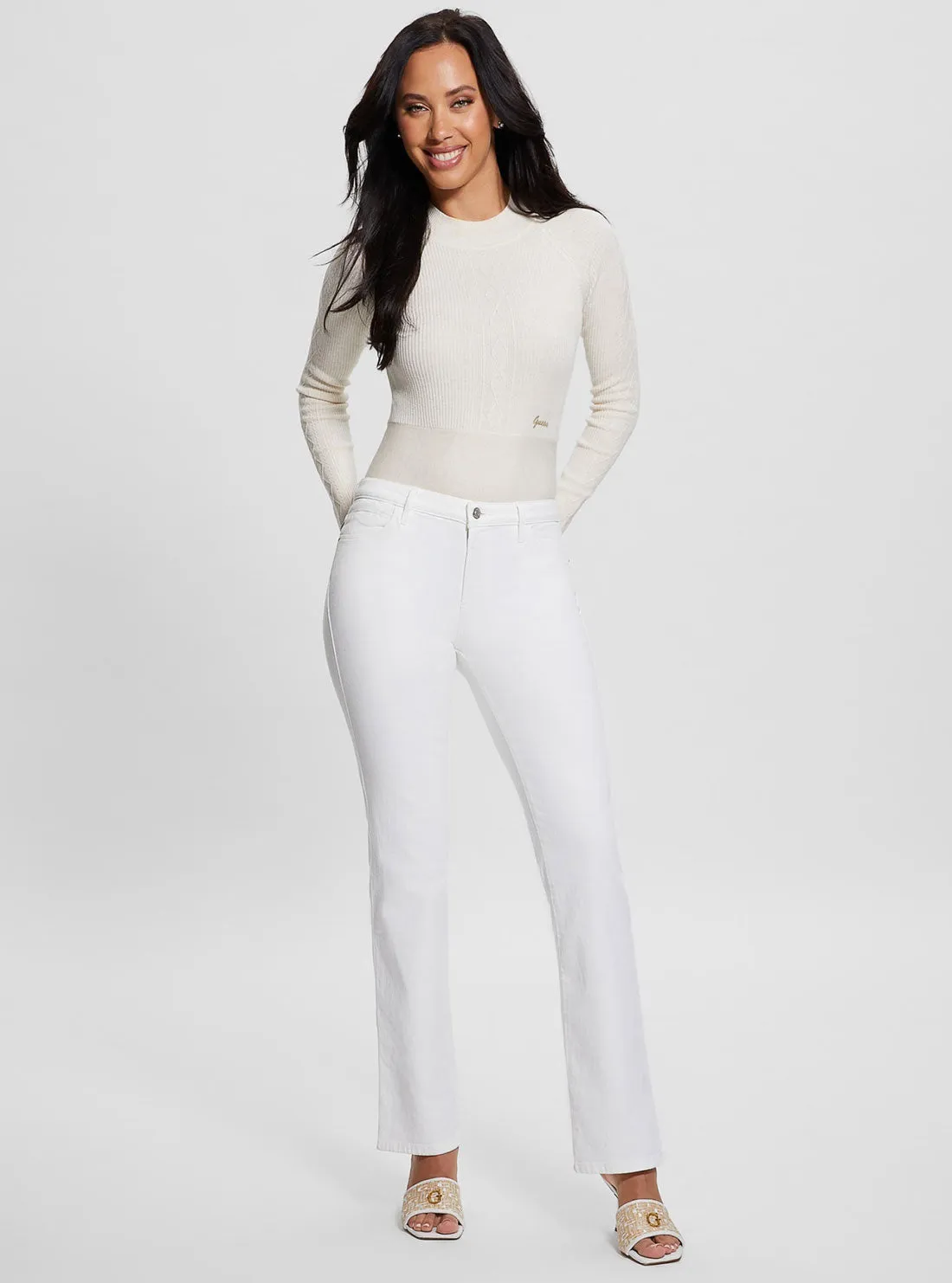 Vanilla Melodie Long Sleeve Knit Top
