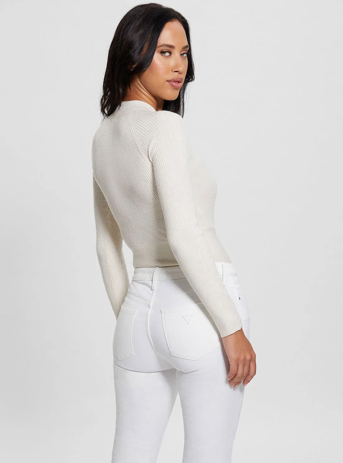 Vanilla Melodie Long Sleeve Knit Top