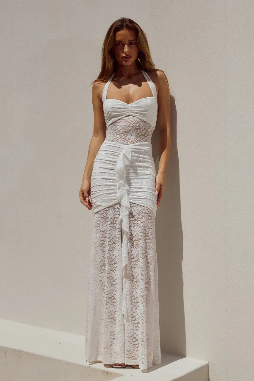 WHITE ANNIKA MAXI