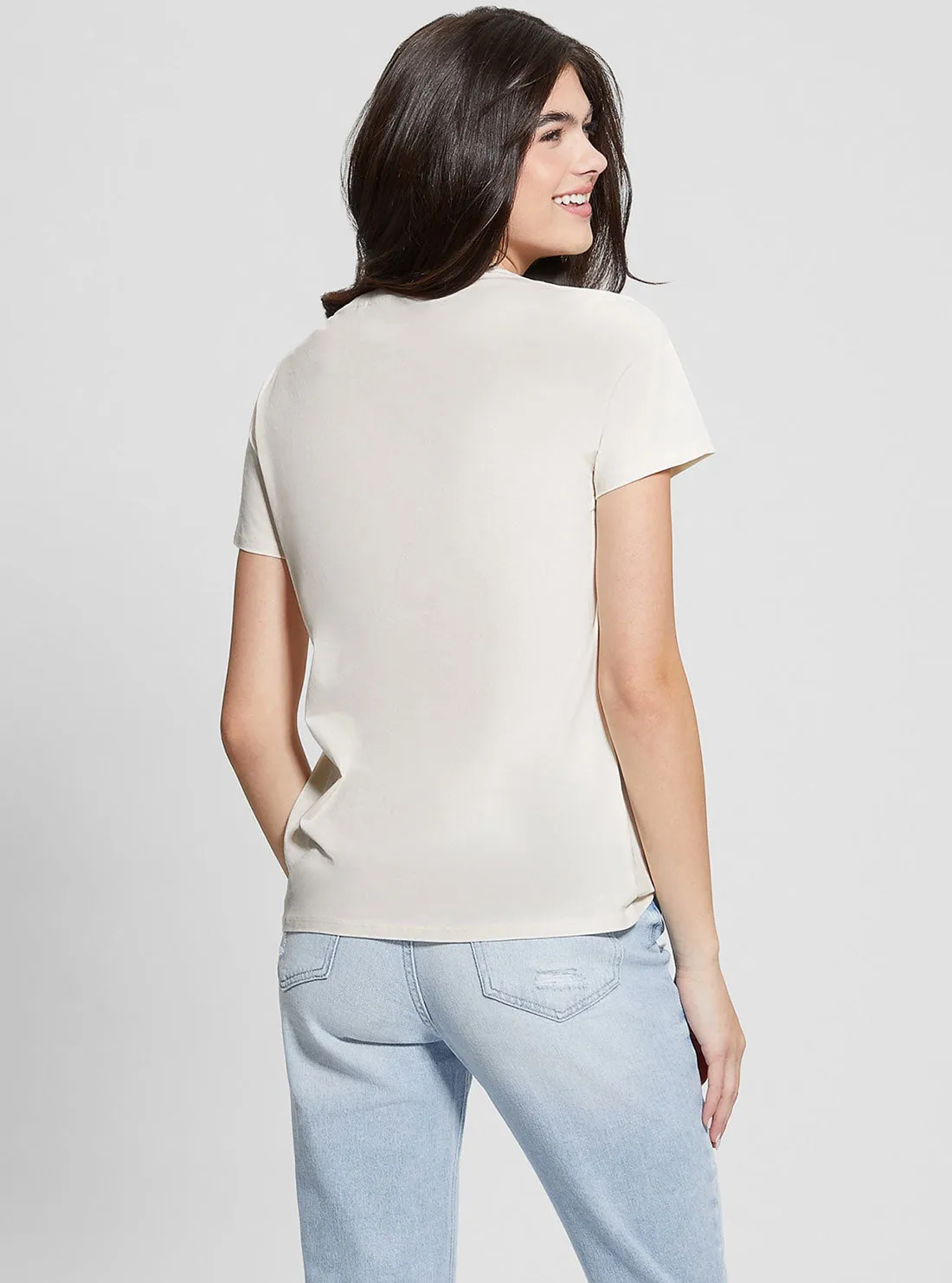 White Hollywood Dragon Short Sleeve T-Shirt